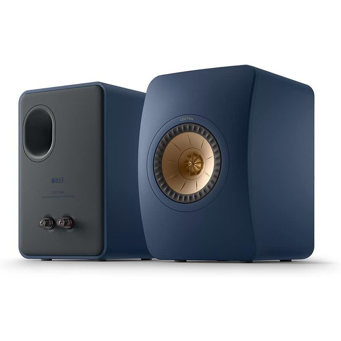 Полична акустика KEF LS50 Meta Royal Blue, динамік для монітора, HiFi, домашній кінотеатр, 40-100 Вт