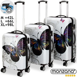 Набір жорстких чохлів Butterfly 3 штуки Полікарбонат