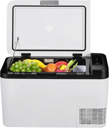 Автохолодильник VEVOR 35л нержавіюча сталь 12/24V DC & 220V AC, портативний компресорний холодильник -20°C до +20°C для авто, вантажівок, кемпінгу