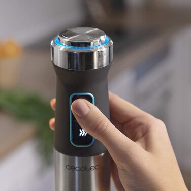 Блендер Cecotec Stabmixer Power TitanBlack 1500 XL Cream: 1500 Вт, CrossBlades, титанове покриття, XL насадка, захист від бризок