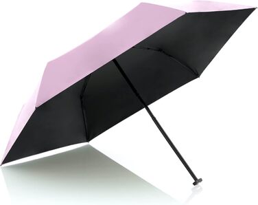 Кишенькова парасолька-парасолька з чорним покриттям, 050 Ultra Light Slim Manual -