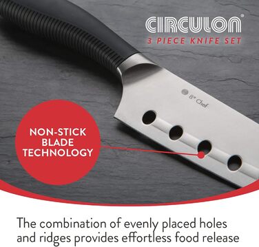 Набір ножів Circulon Messer-Set з нержавіючої сталі (3 шт.)