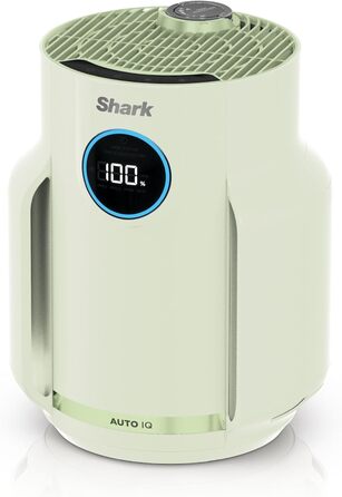Повітряний фільтр Shark NeverChange HP150EU: для приміщень до 60 м², HEPA-фільтр на 5 років, уловлює 99,97% алергенів, авто-режим, тиха робота, LED-дисплей, білий