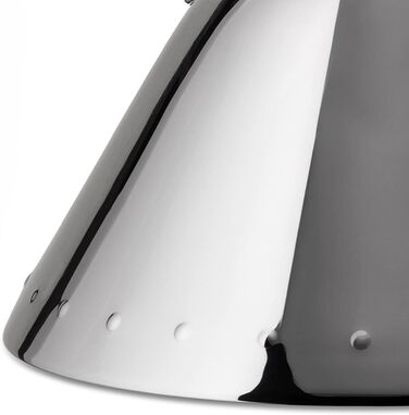 Чайник Alessi з нержавіючої сталі з ручкою та свистком у формі пташки, світлий