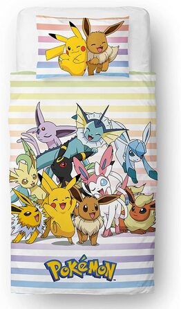 Комплект постільної білизни Pokemon для дітей 135х200 см + 48х74 см