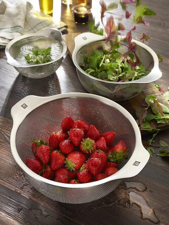 Набір Zwilling Spices: ступка та товкачок, діаметр 11 см, граніт, чорний колір, сито, нержавіюча сталь, 16 см