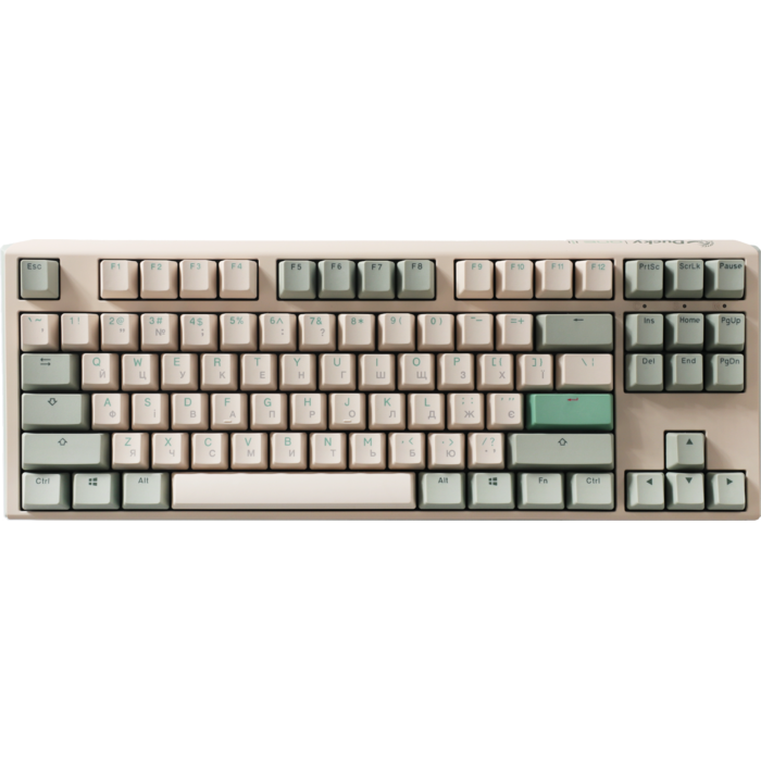 Механічна клавіатура Ducky One 3 TKL Cherry MX Brown Matcha Cream UA