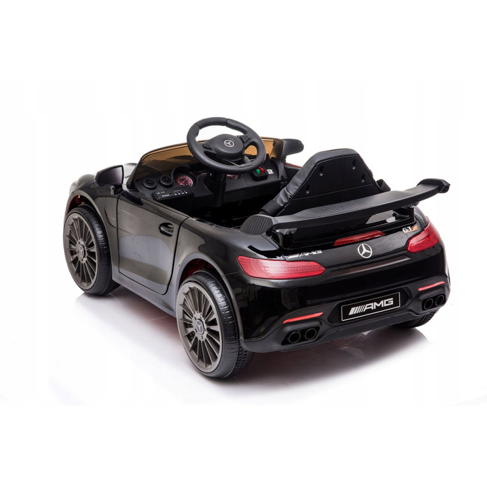 Дитячий електромобіль Mercedes AMG GTR зі шкіряним салоном, EVA