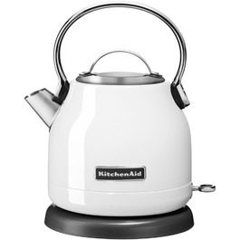 Електричний чайник KitchenAid 5KEK1222, 1.25 л, білий, класичний дизайн