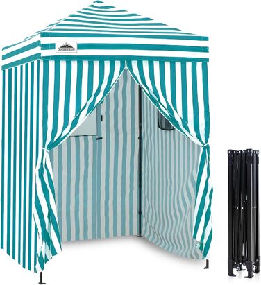 Розкладана переодягальня EAGLE PEAK Flex Ultra Compact - 1,2 x 1,2 м, для басейну, фотосесій, кемпінгу, біла