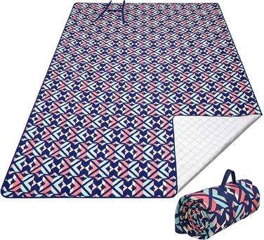 Ковдра для кемпінгу KingCamp Ariel Picnic Beach Mat Park Blanket Водонепроникна велика XL Flowers XL