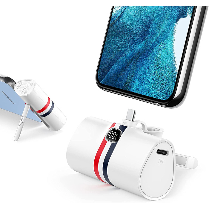 МАг, 20 Вт, LED-дисплей, підставка, USB-C, сумісний з Samsung/Xiaomi/Huawei/Oppo, 5000