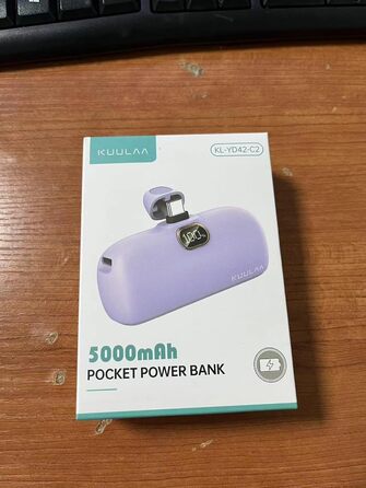 МАг, 20 Вт PD, LED-дисплей, сумісний з iPhone, Samsung, Huawei, D-Rose Pink, 5000