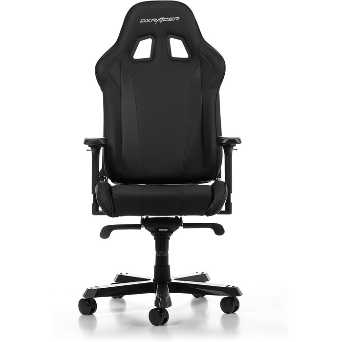 Ігрове крісло DXRacer King K99, шкірозамінник, чорне, до 200 см