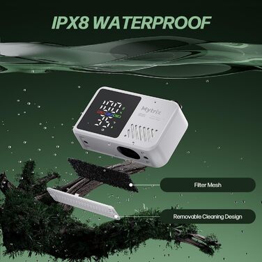 Митрікс Портативна душова система для кемпінгу: 10л/хв, акумулятор 7800mAh, 4 режими, IPX8, для подорожей та автомиття