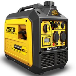 Бензиновий інверторний генератор Aceup 3400W: тихий, портативний, для дому, кемпінгу, 230V, 12V, USB, 4-тактний, 23кг