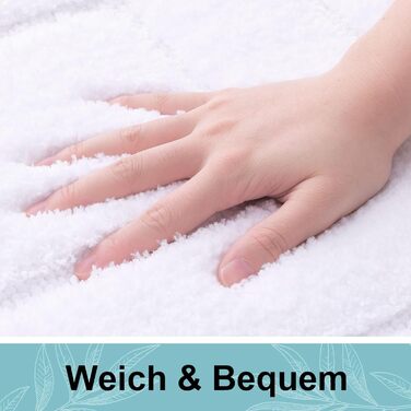 Набір килимків для ванної кімнати Homaxy з мікрофібри, 2 шт., неслизькі, для прання, м'які, водопоглинаючі, 40x60 см + 60x90 см