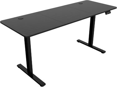 Регульований за висотою стіл Mars Gaming MGD-ERGOPRO, 110x60 см, білий. Ергономічний стіл з карбоновою поверхнею, металевою конструкцією, тримачем для навушників та кабельною організацією.