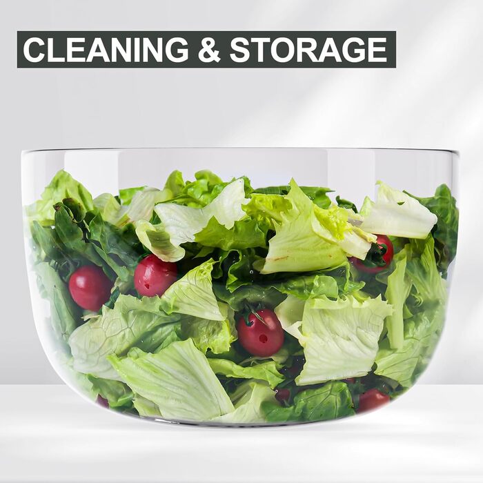 Салатниця-швидкоочисник Smile Mom 3.8 л, біла: зручний кухонний помічник для миття та сушіння овочів та зелені