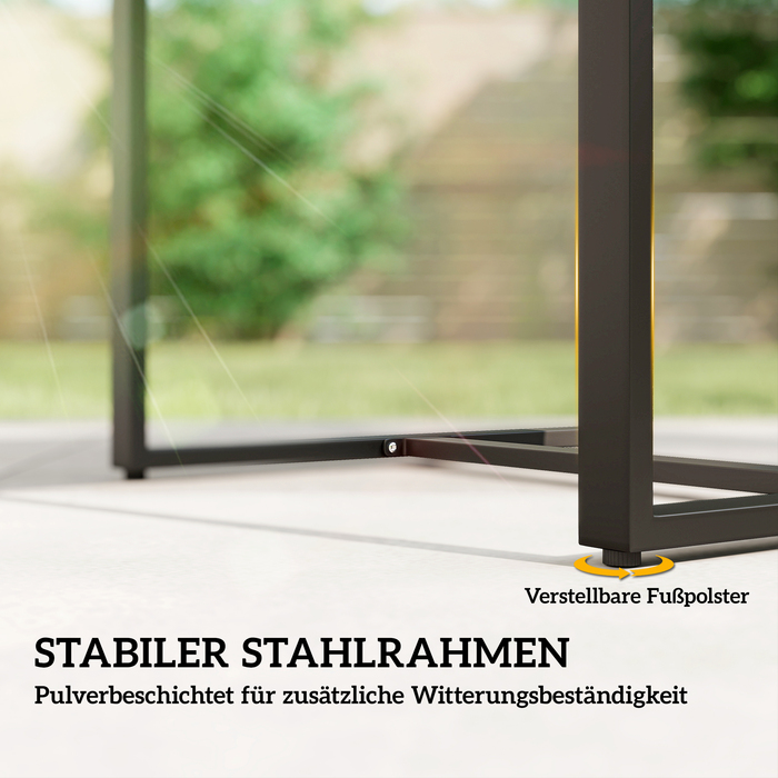 Набір садових меблів Ратан Бістро, 3 частини: 2 садові стільці, журнальний столик, знімні подушки, світло-сірий