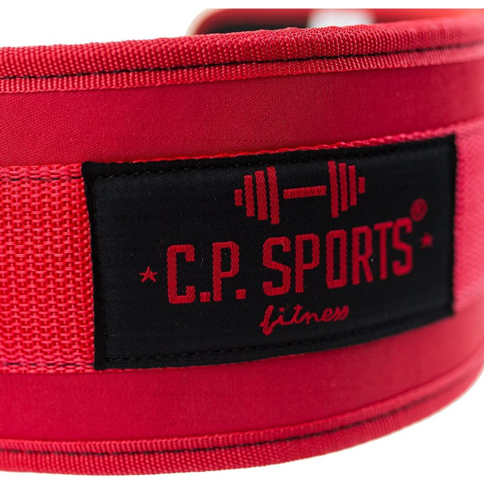 Спортивні пояси C. P. для віджимань Стандарт G5-1, Ремені Для збільшення ваги при підтягуваннях і віджиманнях червоного кольору
