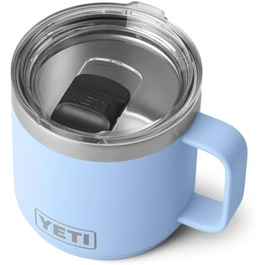 Термос YETI Rambler 14 oz (414 мл) з кришкою MagSlider, Big Sky Blue