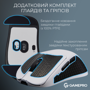 Бездротова ігрова миша GamePro Asgard Surt (GM017W)