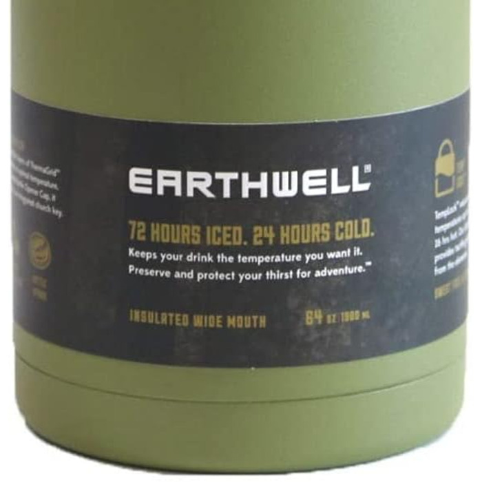 Вакуумна пляшка EARTHWELL 64 унції, сосна секвойя, 1.9 л