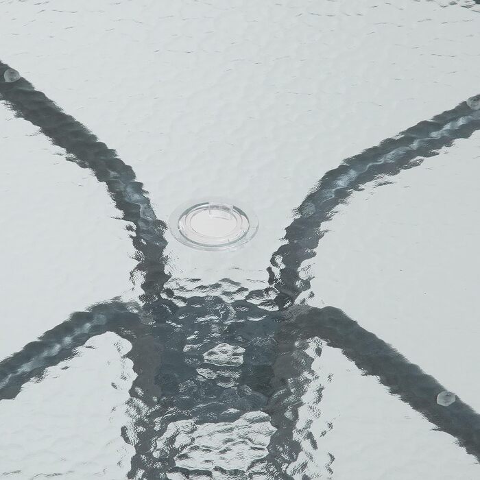 Садовий набір меблів Flash Furniture Nantucket 6 предметів коричневий з столом, парасолькою та 4 складними стільцями сірого кольору