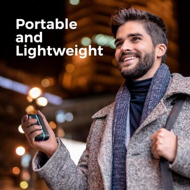 Електричний грійка для рук OCOOPA 10000 mAh, 2 шт. з розділенням, магнітний, 4 режими нагріву, швидкий нагрів, USB powerbank для зими, UT2s (MagTwins) (Pro_Schwarz)