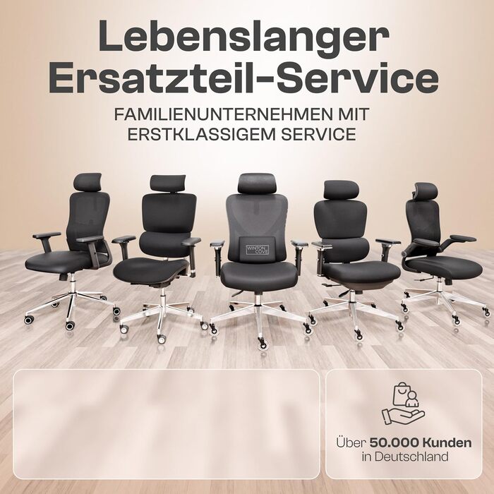 Ергономічне крісло Galahad для офісу та ігор | Крісло для роботи та геймінгу | Міцне крісло до 150 кг (чорний Lancelot)