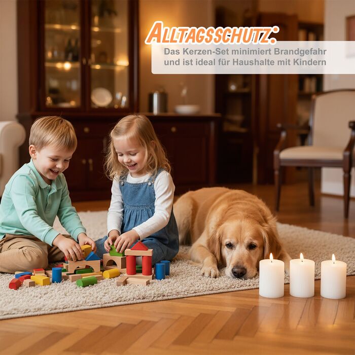 Набір з 4 LED-свічок Relaxdays