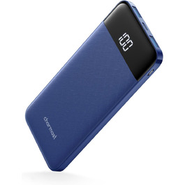 Дисплей, сумісний з iPhone, Samsung, Huawei (синій), 10400mAh USB C, LED-