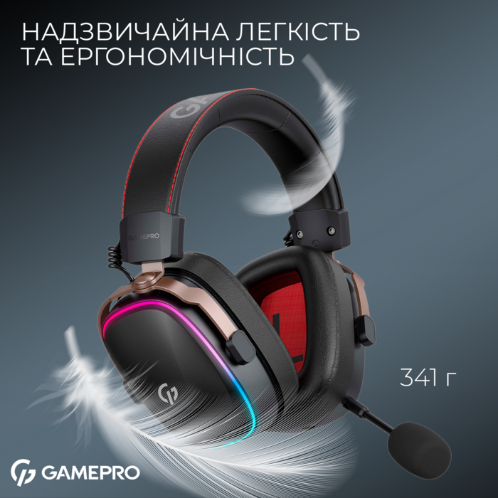 Бездротова ігрова гарнітура GamePro Asgard Valkyria (HSW249)