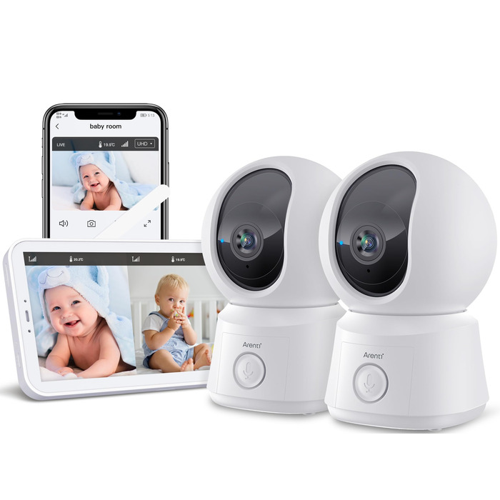 Радіоняня Arenti з камерою та додатком, 5