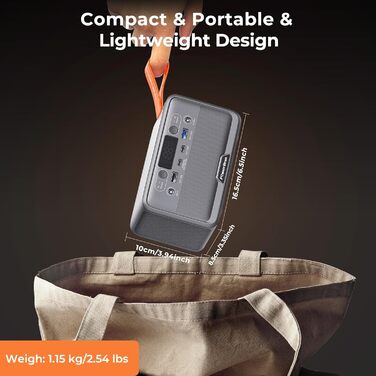 Портативна електростанція 89.6Wh LiFePO4 з акумулятором 100W (200W пік) та DC/USB/LED виходами, 12V прикурювачем для кемпінгу, подорожей та активного відпочинку