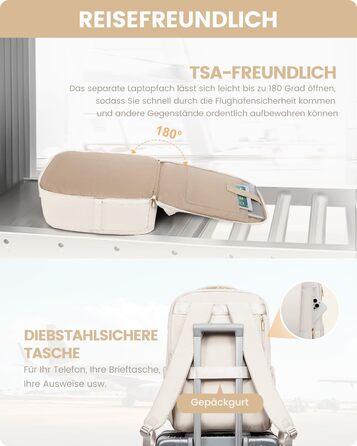 Рюкзак для ручної поклажі OVEVOOK: 40л, для ноутбука 17