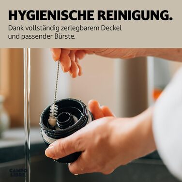 Термокружка Campo Libre® Anto I 450 мл Misty Pink: двостінна, з герметичним клапаном, для кави з собою