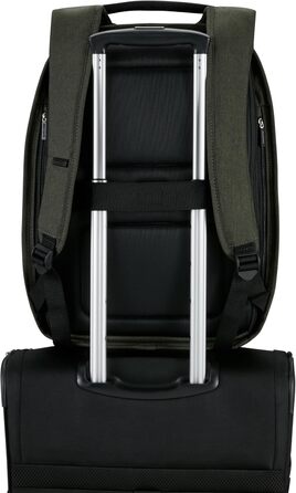 Рюкзак для ноутбука Samsonite Securipak 15.6', 44 см, 17 л, сірий/зелений