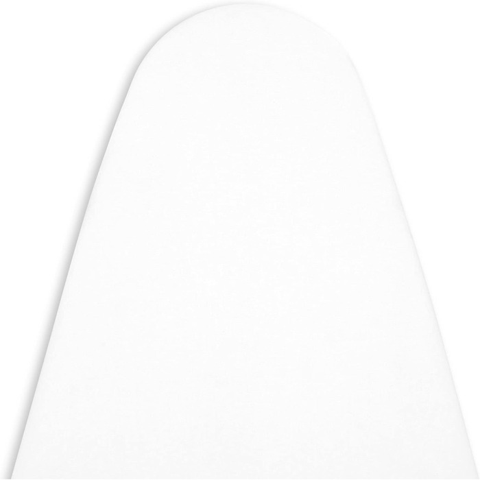 Чохол для бугельного столу Encasa XO Mini з гумкою, однотонний, білий. Підходить для стандартних столів 125x39 см, з терморефлекторним шаром.