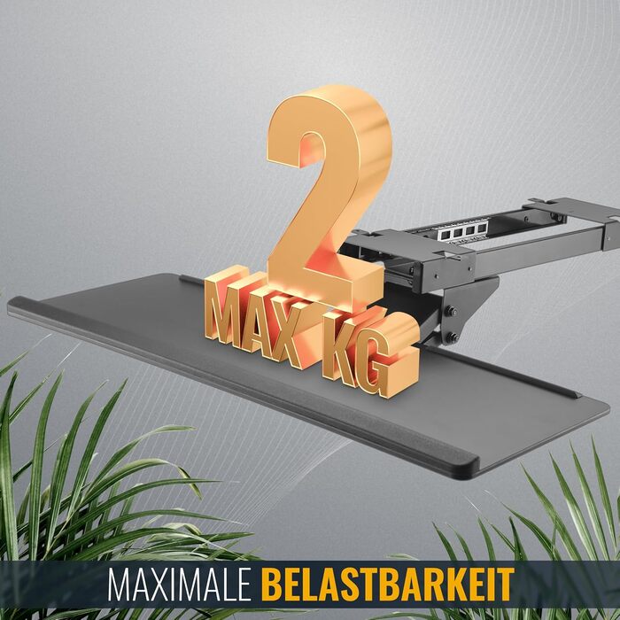 Підставка для клавіатури Ricoo - висувна, поворотна, настільна, універсальна, ергономічна, для ПК, CZ0200