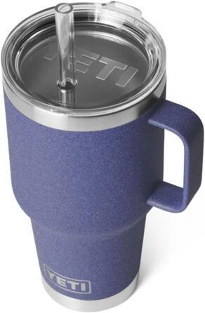 Термос YETI Rambler з кришкою-соломинкою, 1 л (Moon Dust)