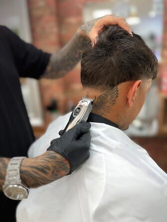 Тример для волосся TRU BARBER Професійні машинки для стрижки волосся для професійної обробки та ретуші Т-подібне лезо, машинки для стрижки та тримери для волосся на тілі Тример для волосся на обличчі Контурна машина для тримера для волосся (1 упаковка)