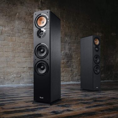 Стереодинамік Teufel Ultima 40 - підлоговий динамік HiFi, 3-смуговий, фазоінвертор, чорний