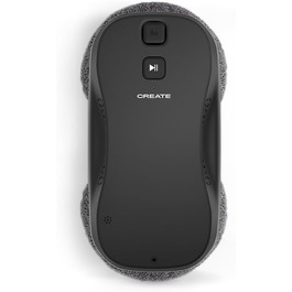 Робот для миття вікон WIPEBOT PRO з Wi-Fi, автоматичний, подвійний злив води, 2 режими розпилення, розпізнавання кутів і країв, кабель безпеки 5 м, бак 60 мл