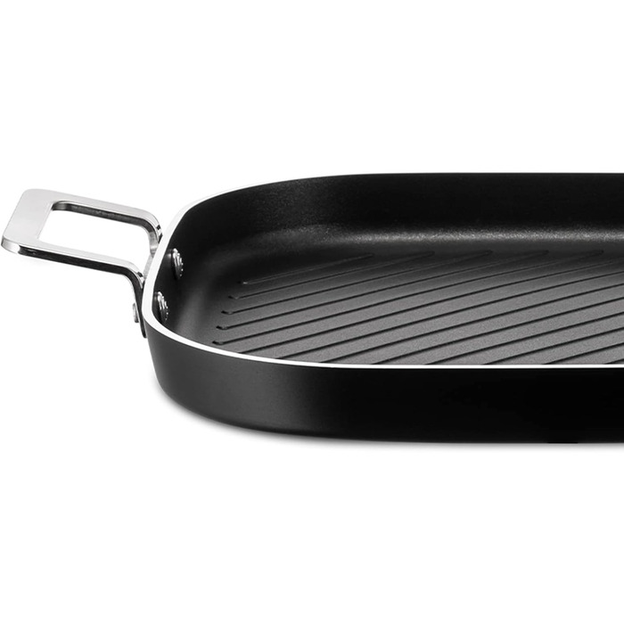 Сковорода Alessi BISTECCHIERA AL з алюмінію та нержавіючої сталі 18/10, багатокольорова