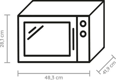 Мікрохвильова піч MWK 253 B / варильна камера 25 л/автоматичні програми/функція плавлення/комбінований гриль і мікрохвильова піч/функція швидкого старту (швидкий старт) / функція швидкого розморожування/підтримання тепла