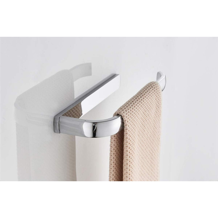 Кільце для рушника Fly Bath відкрите латунне полотенцесушитель для ванної кімнати настінний полотенцесушитель світло-сріблястий хромований