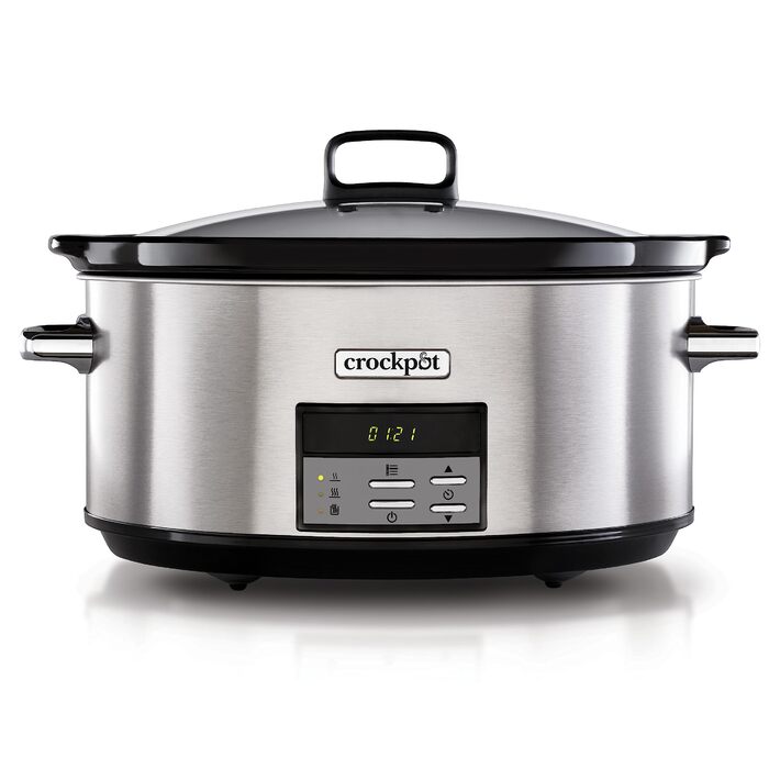 Мультиварка Crockpot Digital Slow Cooker 7.5 л з регулюванням часу приготування | Нержавіюча сталь [CSC063X]