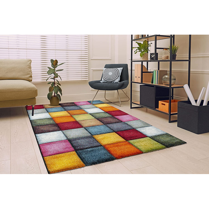 Килим для дому The carpet Monde Deluxe 120x170 см різнокольоровий